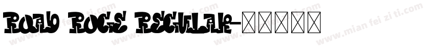 Road Roge Regular字体转换